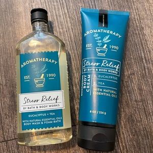 Stress relief bath and body works set